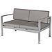 Set Divani Da Giardino Con Tavolino In Alluminio Grigio Scuro Salerno - Foto miniatura 18