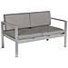 Set Divani Da Giardino Con Tavolino In Alluminio Grigio Scuro Salerno - Foto miniatura 31
