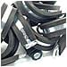 10pcs X 29 Millimetri Di Gomma Fascette Per Cavi Foderato Pclip In Acciaio P - Foto miniatura 1