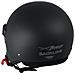 Casco Jet Scooter Moto Quad Omologato Ece 22 05 Visiera Nero Opaco L - Foto miniatura 3