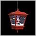 Lampada Natalizia Sospesa Led E Babbo Natale Rossa 27x27x45 Cm - Foto miniatura 3