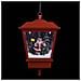 Lampada Natalizia Sospesa Led E Babbo Natale Rossa 27x27x45 Cm - Foto miniatura 4
