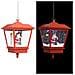 Lampada Natalizia Sospesa Led E Babbo Natale Rossa 27x27x45 Cm - Foto miniatura 1