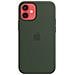 Custodia MagSafe in silicone per iPhone 12 mini - Verde cipresso - Foto miniatura 4