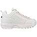 Distruptor Scarpe Sneakers Pelle Bianco Unisex Bianco 37 - Foto miniatura 4