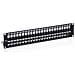 Cat. 6 Keystone Patchpanel shielded 48-port 2U, Nero - Foto miniatura 2