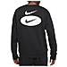 Felpa Da Uomo Girocollo Swoosh League Nera Taglia L Cod Dm5460-010 - Foto miniatura 2