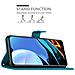 Custodia Compatibile Con Xiaomi Redmi 9t / Poco M3 In Blu Fiore - Coperchio Protettivo In Design Floreale Con Chiusura Magnetica, Funzione Stand E Slot Per Carte - Foto miniatura 4