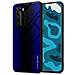 Custodia Compatibile Con Huawei P40 Pro - Ottica A Strisce In Cobalto Viola - Coperchio Protettivo In Vetro Temperato E Silicone Tpu - Foto miniatura 1
