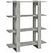 Libreria / divisorio Grigio Cemento 100x30x123,5 Cm - Foto miniatura 2