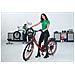 Cuore - Rosso - 250w / 10ah - Bicicletta Elettrica Urbana Pieghevole - City E-bike - Foto miniatura 2