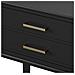 Westerleigh Tavolino Con 2 Cassetti In Mdf Nero - Foto miniatura 7