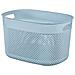 Contenitore Filo Basket S Colore Stone Blu Cm24x18x12h - Foto miniatura 1