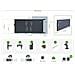 Pack Cancello Scorrevole Veleta 350c140 + Cancello Veleta 100p140 Grigio - Foto miniatura 8