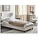 Letto Senza Testata Tessuto Roanne 90 X 200 Cm Beige Chiaro - Foto miniatura 1
