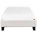 Letto Senza Testata Tessuto Roanne 90 X 200 Cm Beige Chiaro - Foto miniatura 8
