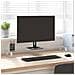 Supporto per Monitor Bianco 100x20x8cm Vetro Temperato Metallo - Foto miniatura 1