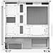 Case PROMESH 35W Mini Tower Micro ATX Mini-ITX Colore Bianco - Foto miniatura 4