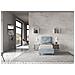 Letto Contenitore Imbottito 80x200 Microfibra Azzurro Appia - Foto miniatura 2