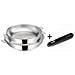 Set Di 2 Padelle In Acciaio Inox 24 E 28 Cm + Manico - 012138600003 - Foto miniatura 1