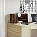Organizer Scrivania Rovere Fumo 44,5x24x25cm Legno Multistrato - Foto miniatura 3