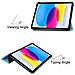 TABX-IP10-COVER5 custodia per tablet 27,7 cm (10.9") Custodia flip a libro Blu - Foto miniatura 5
