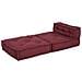 Pouf Modulare Marrone Rossiccio 70x70x54 in Tessuto - Foto miniatura 6