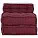 Pouf Modulare Marrone Rossiccio 70x70x54 in Tessuto - Foto miniatura 7
