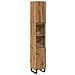 Armadietto Bagno Rovere 30x30x190 Cm Legno Multistrato - Foto miniatura 2