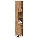 Armadietto Bagno Rovere 30x30x190 Cm Legno Multistrato - Foto miniatura 1