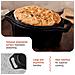 Victoria 38717 Forno Olandese, Pentola Et Padella Induzione Ghisa Smaltata 31cm 5,7l Senza Ptfe  Nero - Foto miniatura 6