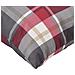 Cuscini Per Pallet 3 Pz Rossi A Quadri In Tessuto - Foto miniatura 7