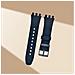 Cinturino Di Ricambio Premium In Silicone Per Orologio Swatch Navyblue 20 Mm - Foto miniatura 2