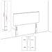 Testiera  Design a Blocchi Diamante Grigio Chiaro 100 cm in Tessuto - Foto miniatura 8