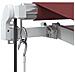 Tenda da Sole Retrattile Automatica con LED Bordò 450x350 cm - Foto miniatura 7