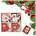 Decorazioni Natalizie Ciondoli In Legno Per Albero Di Natale 12 Pz Natale - Foto miniatura 1