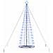 Albero di Natale LED con 800 LED con supporto Blu 400 cm Ferro - Foto miniatura 1