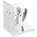 Fermalibri 2 pcs Argento 11 x 14 x 25 cm Alluminio - Foto miniatura 2