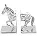 Fermalibri 2 pcs Argento 11 x 14 x 25 cm Alluminio - Foto miniatura 6