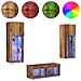Mobiletti TV da Parete 4 pcs Rovere artigianale 40 x 30 x 30 cm - Foto miniatura 4
