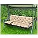 Set di cuscini da giardino 100x60x50 cm impermeabile beige - Foto miniatura 2