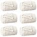 Coperte da Pile 6 pcs Crema 150 x 130 cm Panno - Foto miniatura 1