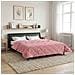 Duvet Estivo Rosa 200 x 220 cm Microfibra e Fleece Teddy - Foto miniatura 2