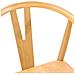 Sedia da pranzo 2 pcs Naturale Legno di gomma solido - Foto miniatura 8