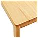 Sedia da pranzo 2 pcs Naturale Legno di gomma solido - Foto miniatura 9