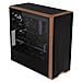 Lancool LAN217X computer case Midi Tower Nero, Legno - Foto miniatura 10