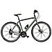 Bici Misura 28 Da Uomo Ibrido Gravel 28 Bicicletta Telaio Alluminio Cambio Acera 24v Forcella Rigida Freni A Disco Idraulico - 50 Titanio Opaco - Foto miniatura 1