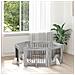 Cancello per cani con supporti 6 pcs Grigio Sonoma 80 x 60 cm - Foto miniatura 2
