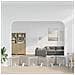 Cancello per cani con supporti 6 pcs Grigio Sonoma 80 x 60 cm - Foto miniatura 3