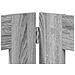 Cancello per cani con supporti 6 pcs Grigio Sonoma 80 x 60 cm - Foto miniatura 6